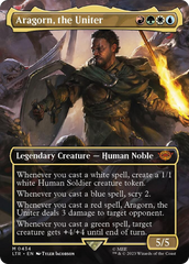 Aragorn, the Uniter (Borderless Alternate Art) [The Lord of the Rings: Tales of Middle-Earth] | Lots Moore NSW