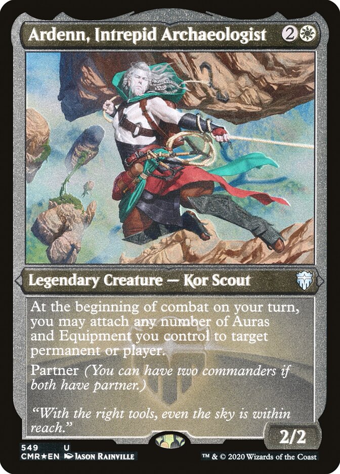 Ardenn, Intrepid Archaeologist (Etched) [Commander Legends] | Lots Moore NSW