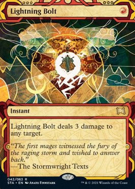 Lightning Bolt (Foil Etched) [Strixhaven: School of Mages Mystical Archive] | Lots Moore NSW