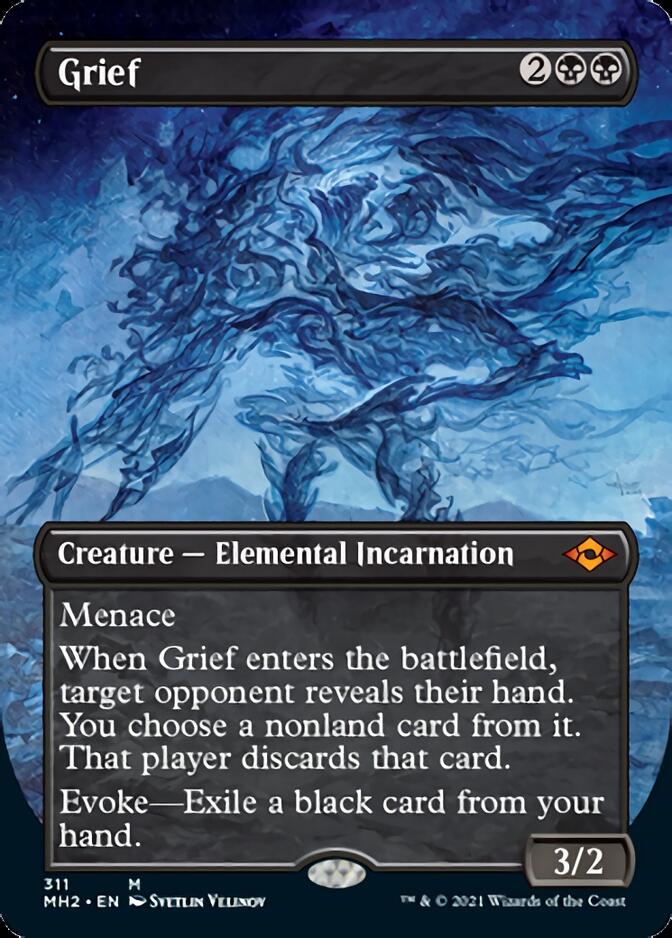 Grief (Borderless Alternate Art) [Modern Horizons 2] | Lots Moore NSW