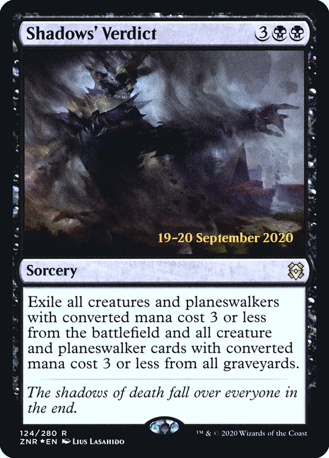 Shadows' Verdict [Zendikar Rising Prerelease Promos] | Lots Moore NSW