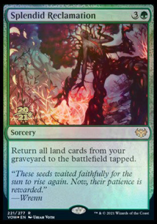 Splendid Reclamation [Innistrad: Crimson Vow Prerelease Promos] | Lots Moore NSW
