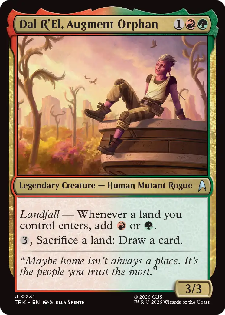 Dal R'El, Augment Orphan [Star Trek] | Lots Moore NSW
