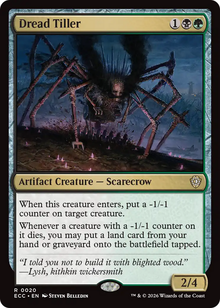 Dread Tiller [Lorwyn Eclipsed Commander] | Lots Moore NSW
