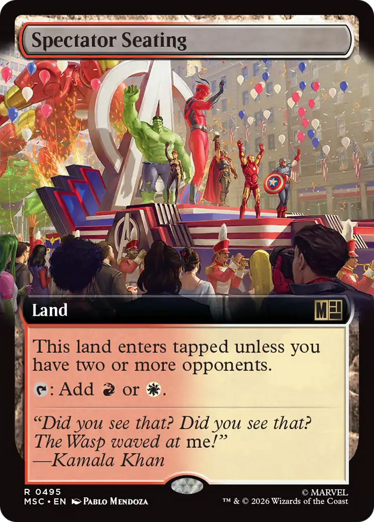 Spectator Seating (Extended Art) [Marvel Super Heroes Commander] | Lots Moore NSW