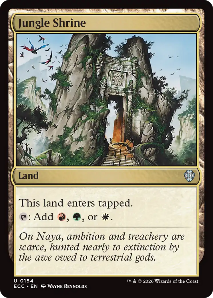 Jungle Shrine [Lorwyn Eclipsed Commander] | Lots Moore NSW
