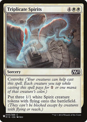 Triplicate Spirits [The List] | Lots Moore NSW