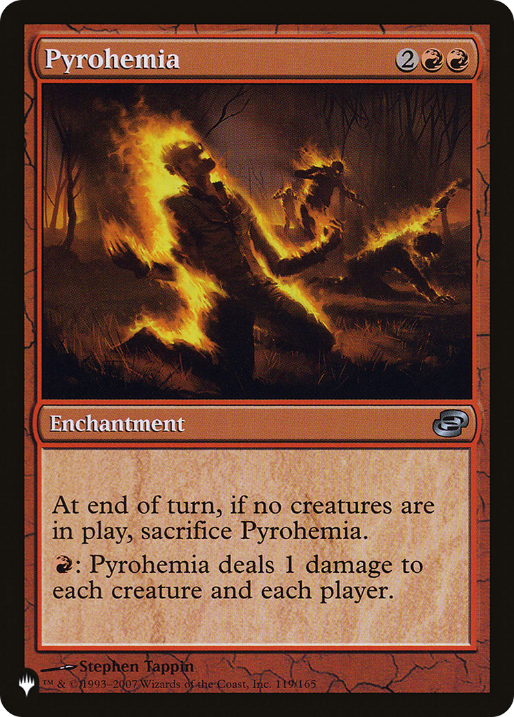 Pyrohemia [The List] | Lots Moore NSW