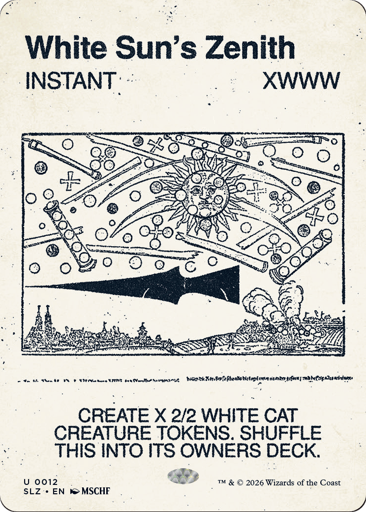 White Sun's Zenith (0012) [Secret Lair x MSCHF: The Zeta Set] | Lots Moore NSW