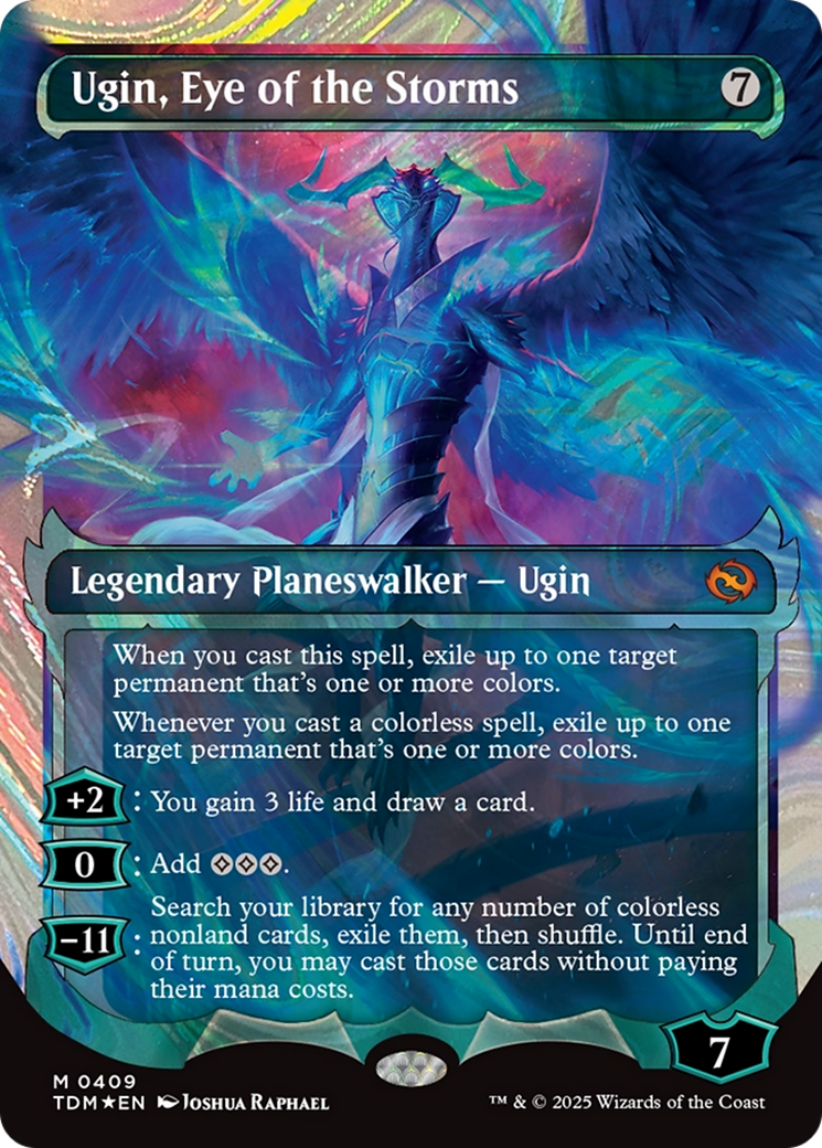 Ugin, Eye of the Storms (Showcase) (Halo Foil) [Tarkir: Dragonstorm] | Lots Moore NSW
