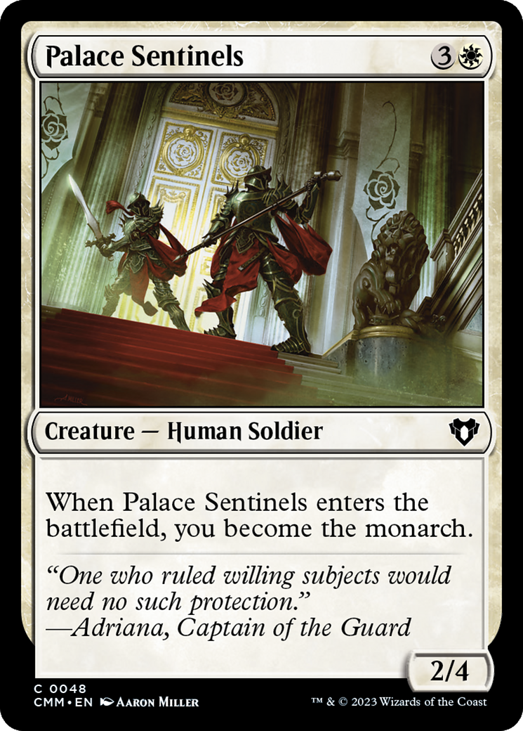 Palace Sentinels [Commander Masters] | Lots Moore NSW