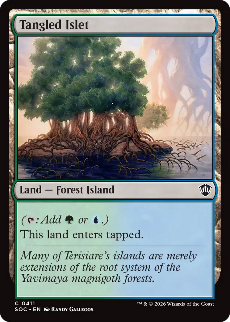 Tangled Islet [Secrets of Strixhaven Commander] | Lots Moore NSW