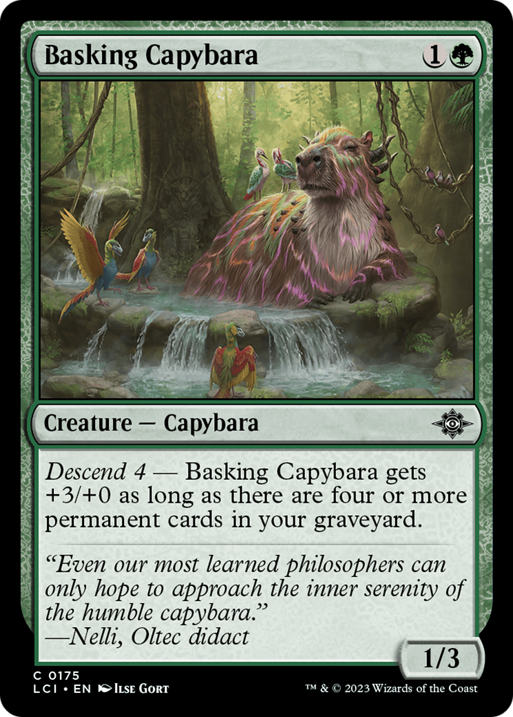 Basking Capybara [The Lost Caverns of Ixalan] | Lots Moore NSW