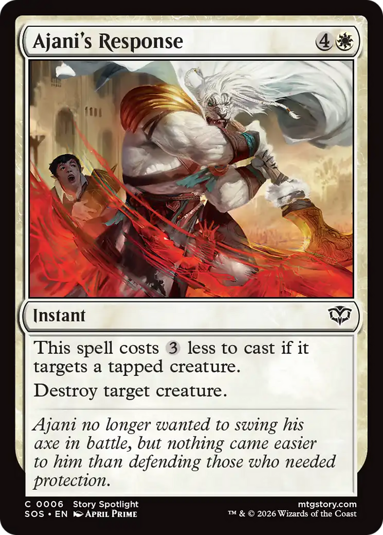 Ajani's Response [Secrets of Strixhaven] | Lots Moore NSW