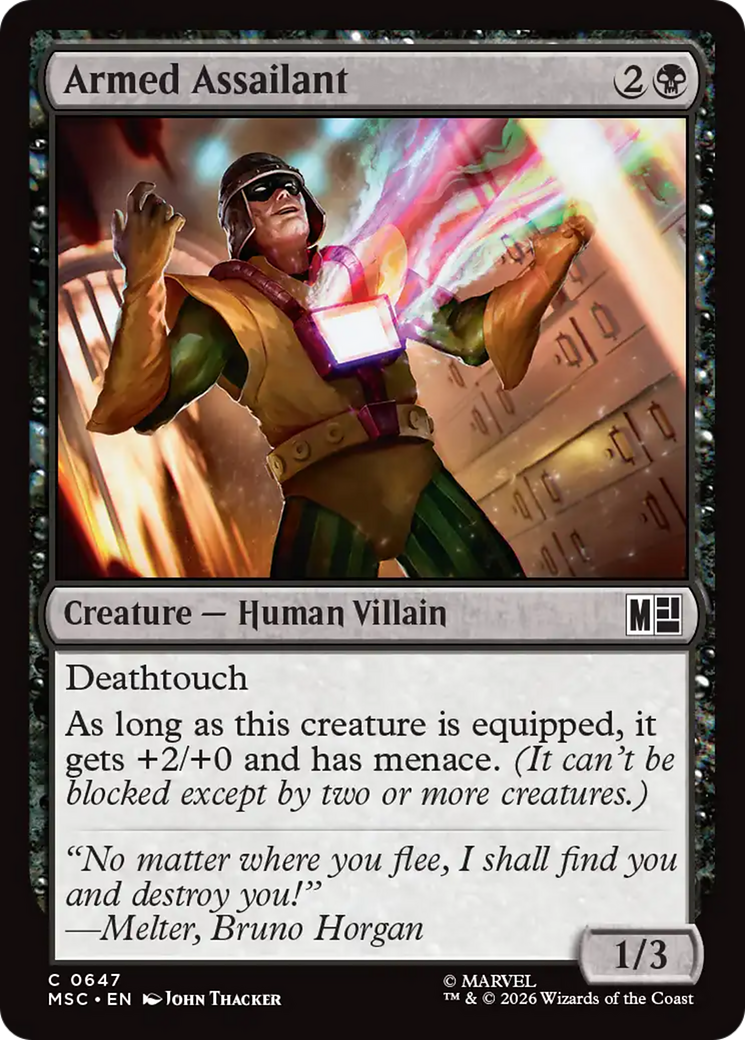Armed Assailant [Marvel Super Heroes Commander] | Lots Moore NSW