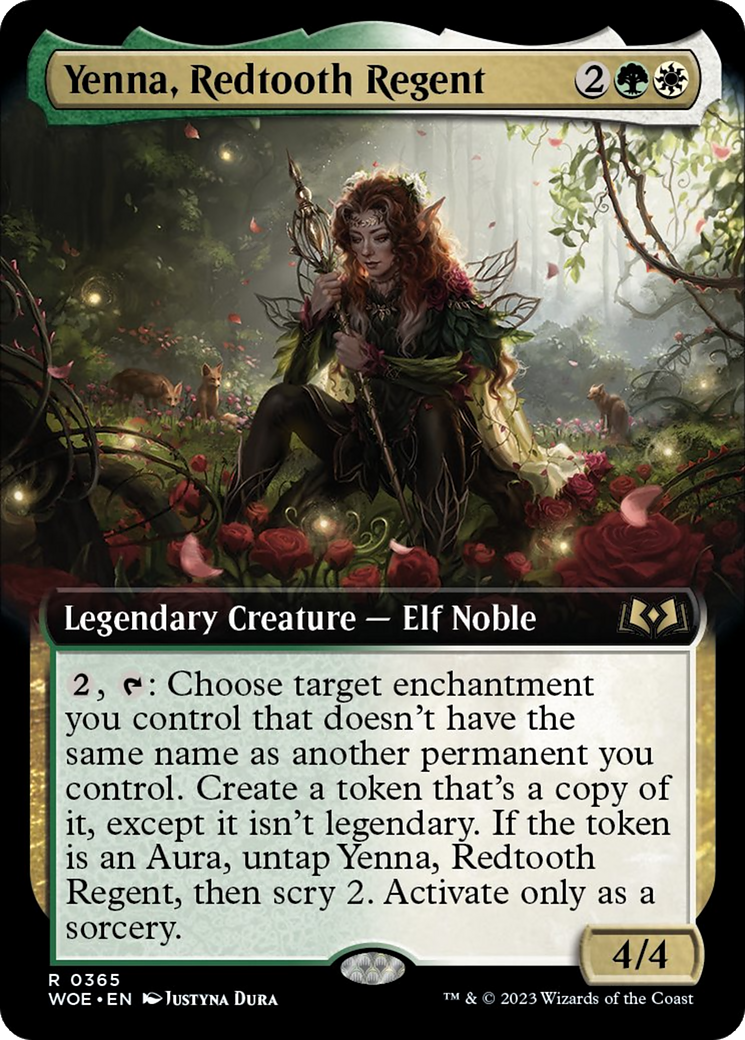 Yenna, Redtooth Regent (Extended Art) [Wilds of Eldraine] | Lots Moore NSW