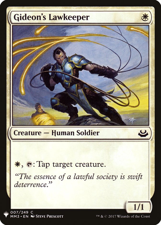 Gideon's Lawkeeper [Mystery Booster] | Lots Moore NSW