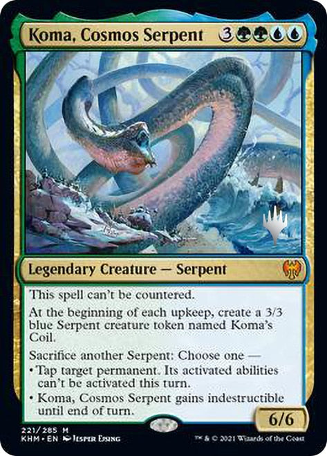 Koma, Cosmos Serpent (Promo Pack) [Kaldheim Promos] | Lots Moore NSW