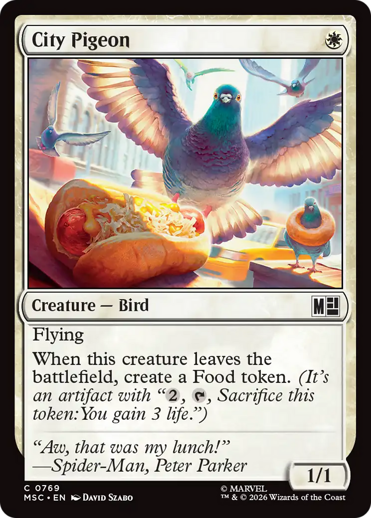 City Pigeon [Marvel Super Heroes Commander] | Lots Moore NSW