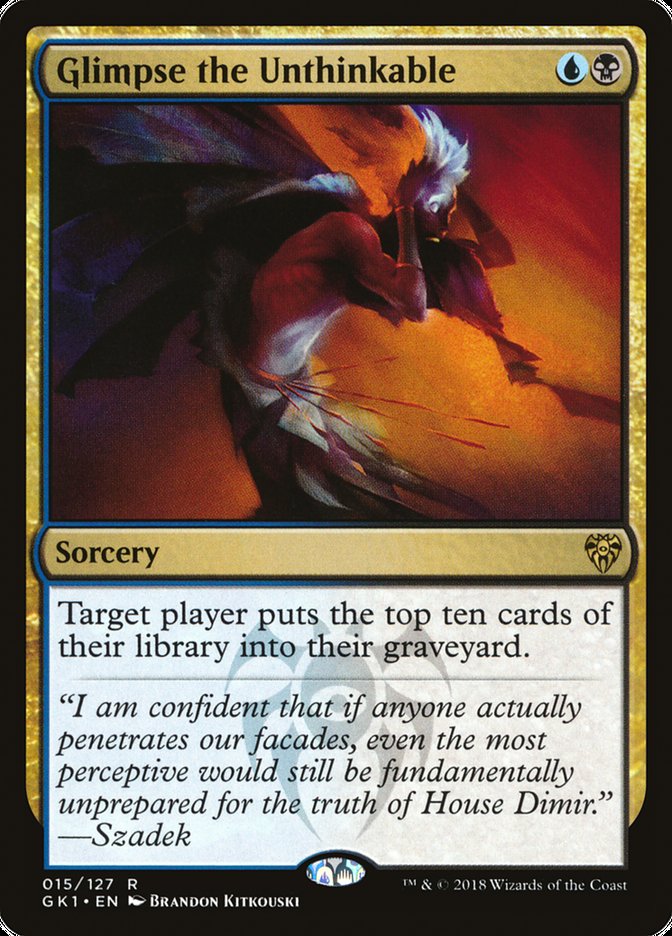 Glimpse the Unthinkable [Guilds of Ravnica Guild Kit] | Lots Moore NSW