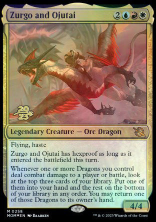 Zurgo and Ojutai [March of the Machine Prerelease Promos] | Lots Moore NSW