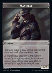 Manifest // Copy Double-Sided Token [Streets of New Capenna Commander Tokens] | Lots Moore NSW