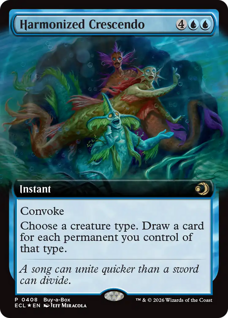 Harmonized Crescendo (Extended Art) (Buy-A-Box) [Lorwyn Eclipsed] | Lots Moore NSW