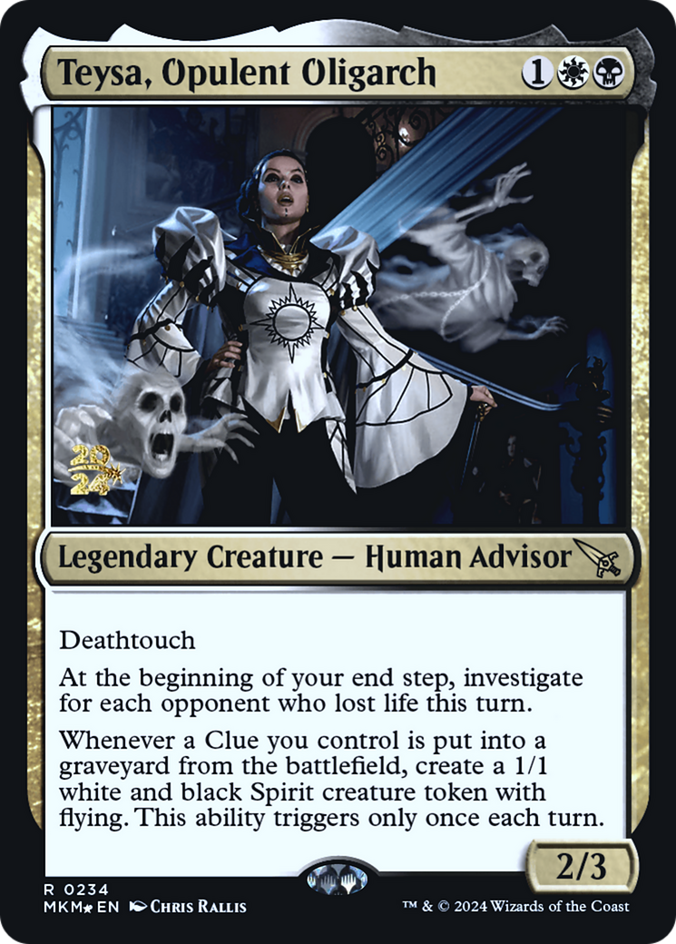 Teysa, Opulent Oligarch [Murders at Karlov Manor Prerelease Promos] | Lots Moore NSW