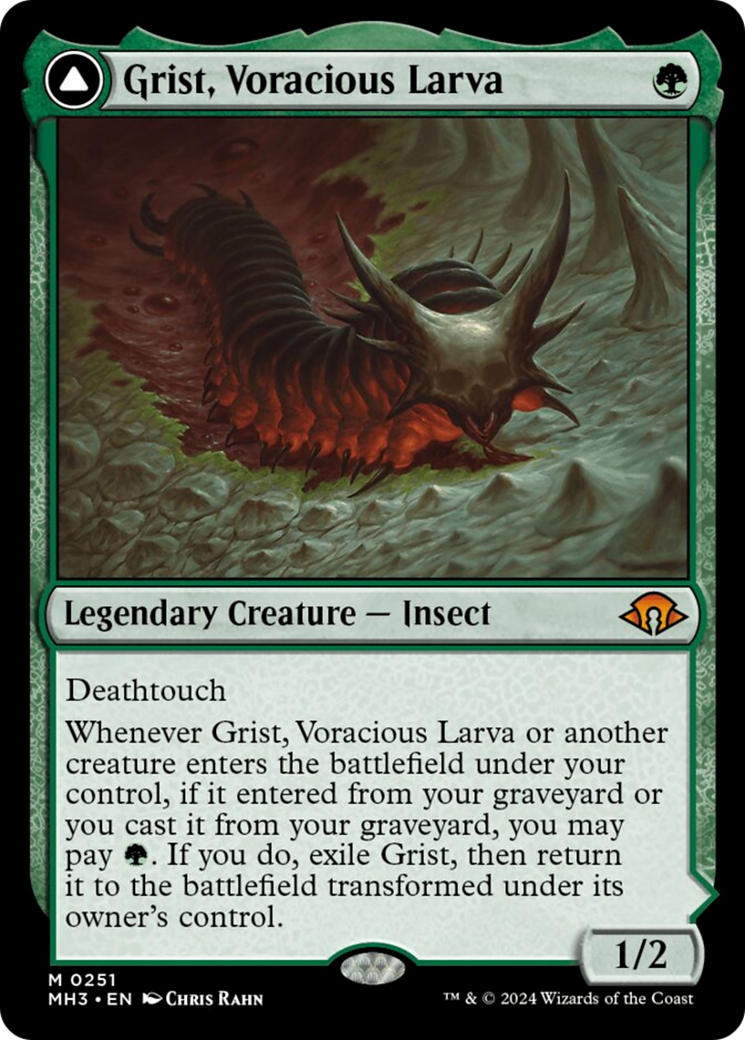 Grist, Voracious Larva // Grist, the Plague Swarm [Modern Horizons 3] | Lots Moore NSW