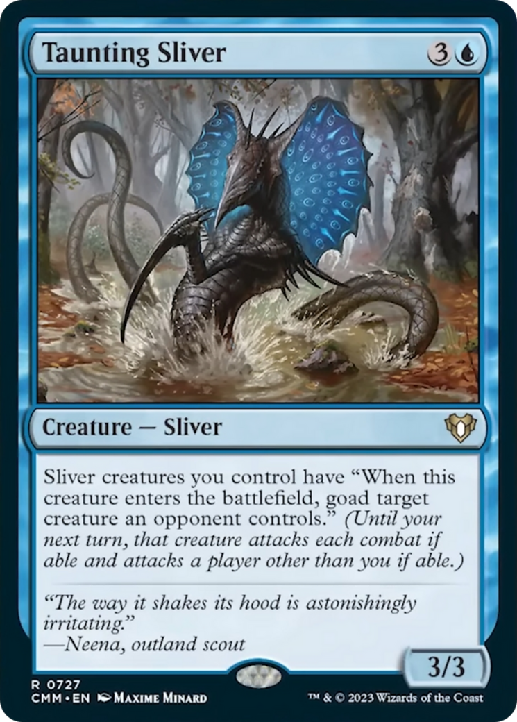 Taunting Sliver [Commander Masters] | Lots Moore NSW