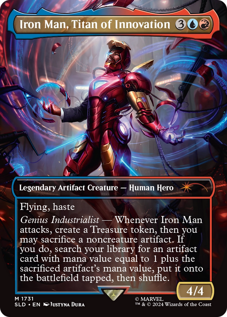 Iron Man, Titan of Innovation (Rainbow Foil) [Secret Lair Drop Series] | Lots Moore NSW