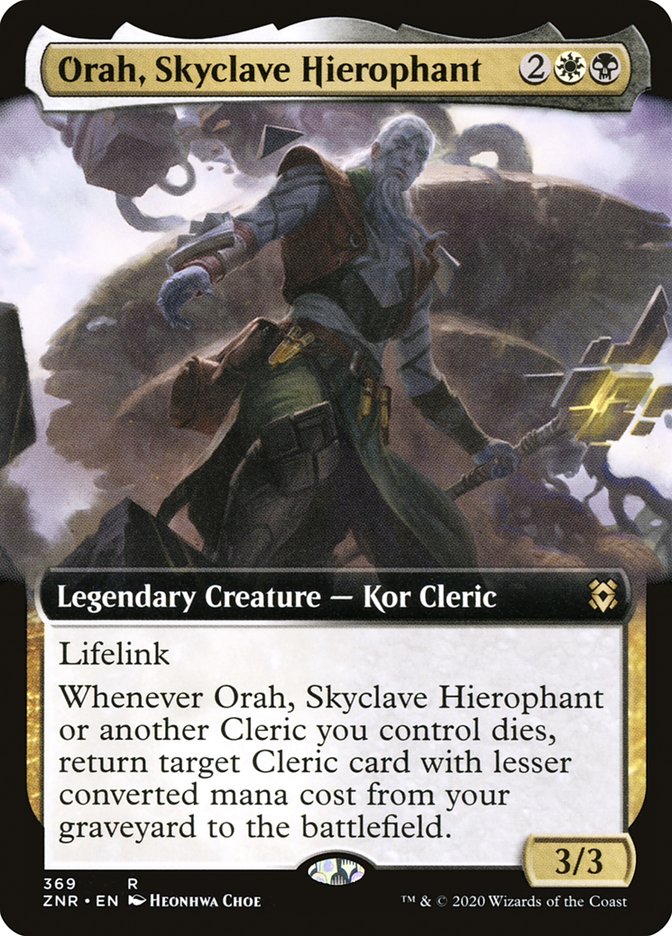 Orah, Skyclave Hierophant (Extended Art) [Zendikar Rising] | Lots Moore NSW