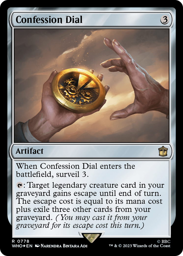 Confession Dial (Surge Foil) [Doctor Who] | Lots Moore NSW