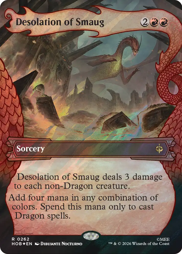 Desolation of Smaug (Showcase) (Surge Foil) [The Hobbit] | Lots Moore NSW