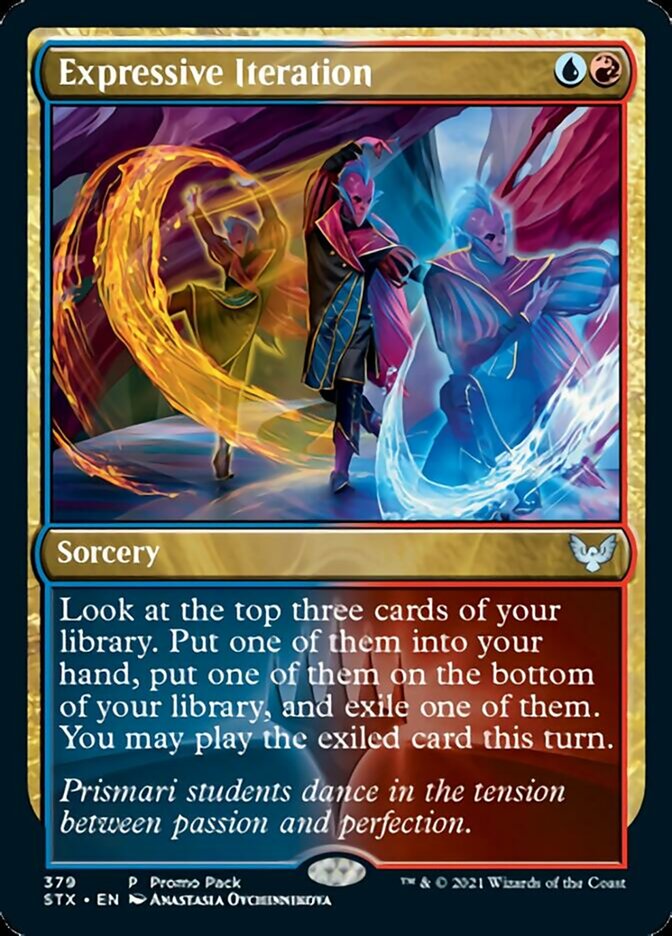 Expressive Iteration (Promo Pack) [Strixhaven: School of Mages Promos] | Lots Moore NSW