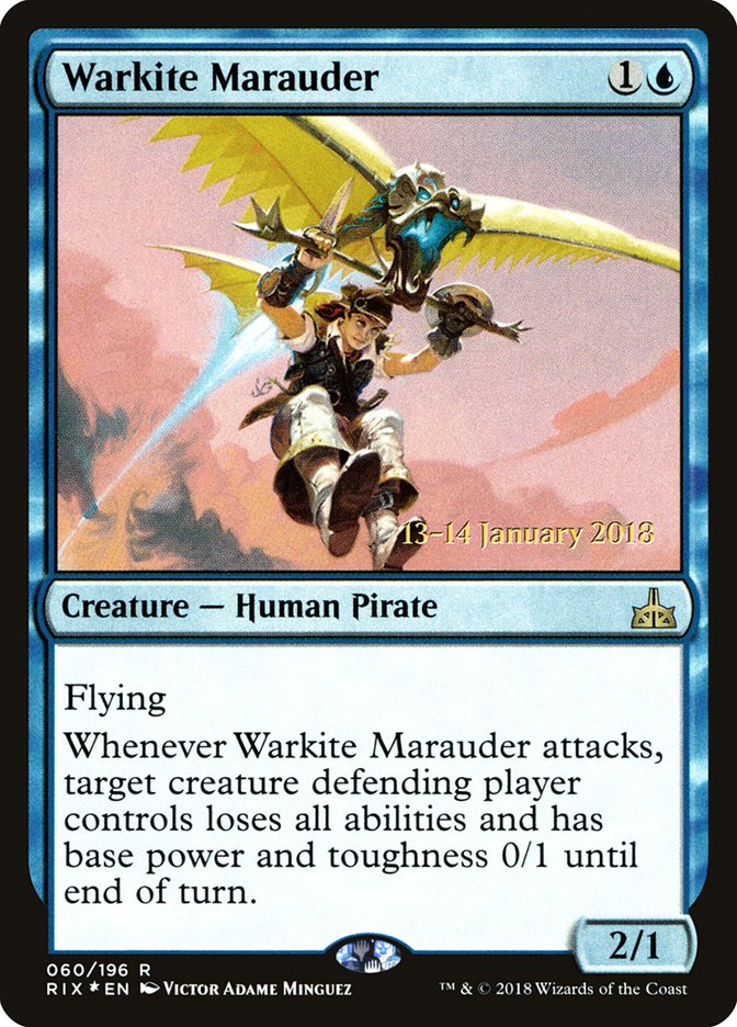 Warkite Marauder [Rivals of Ixalan Prerelease Promos] | Lots Moore NSW