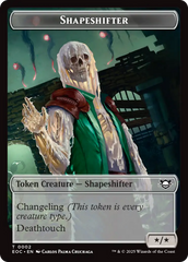 Shapeshifter // Golem (0013) Double-Sided Token [Edge of Eternities Commander Tokens] | Lots Moore NSW