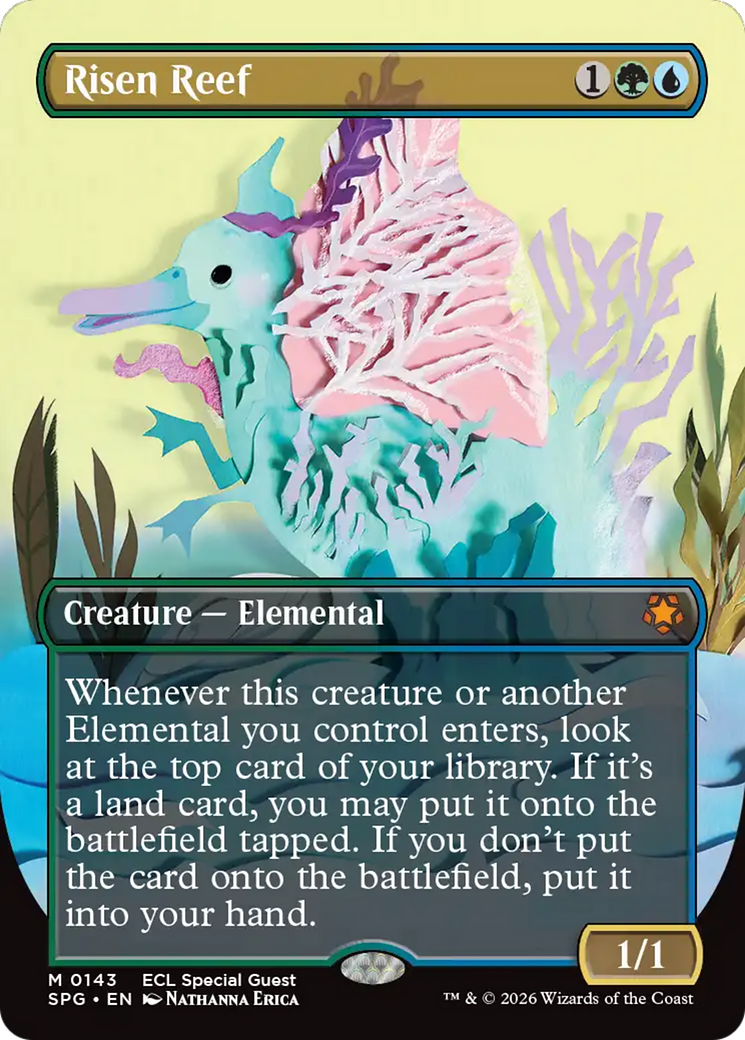 Risen Reef (Borderless) [Lorwyn Eclipsed Special Guests] | Lots Moore NSW