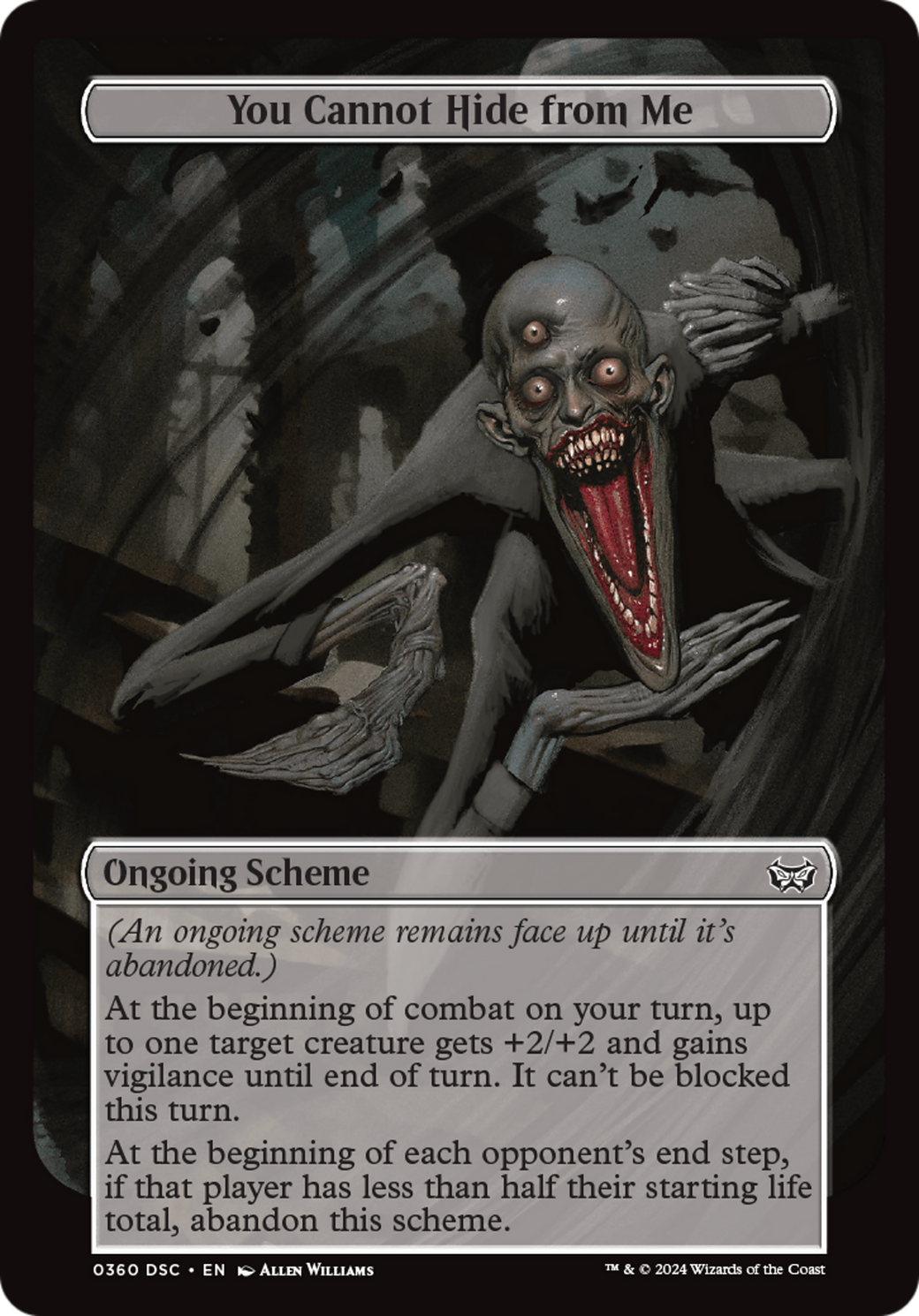 You Cannot Hide from Me (Full Art) [Duskmourn: Archenemy] | Lots Moore NSW