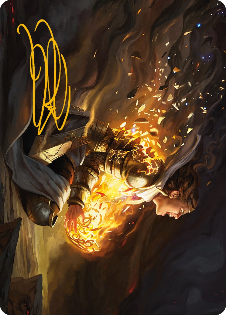 Vanish into Eternity Art Card (Gold-Stamped Signature) [Phyrexia: All Will Be One Art Series] | Lots Moore NSW