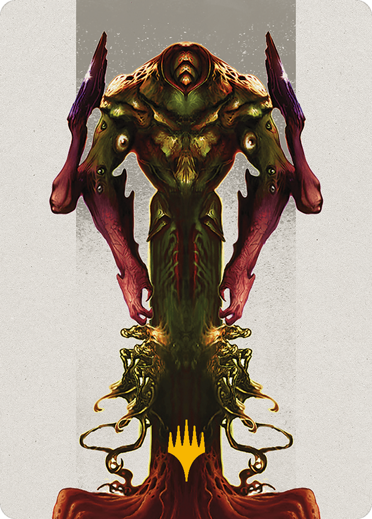 Kozilek, the Broken Reality Art Card (Gold-Stamped Planeswalker Symbol) [Modern Horizons 3 Art Series] | Lots Moore NSW