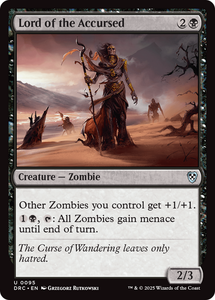 Lord of the Accursed [Aetherdrift Commander] | Lots Moore NSW