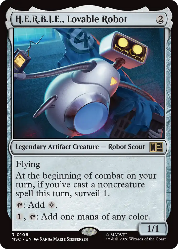 H.E.R.B.I.E., Lovable Robot [Marvel Super Heroes Commander] | Lots Moore NSW