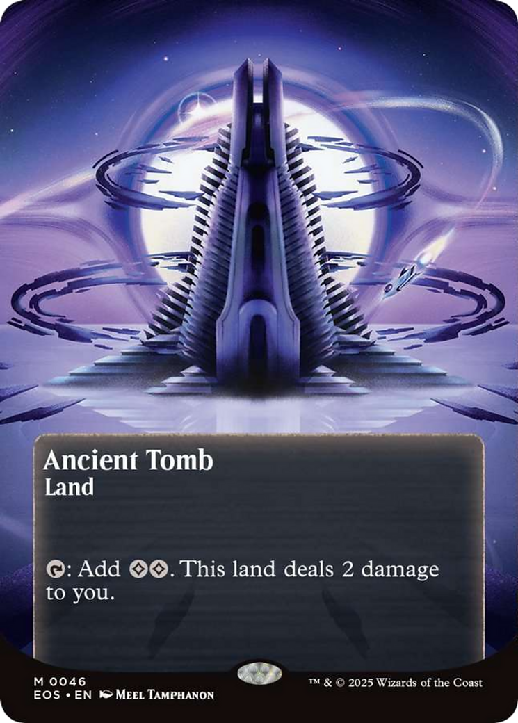 Ancient Tomb (0046) (Borderless) [Edge of Eternities: Stellar Sights] | Lots Moore NSW