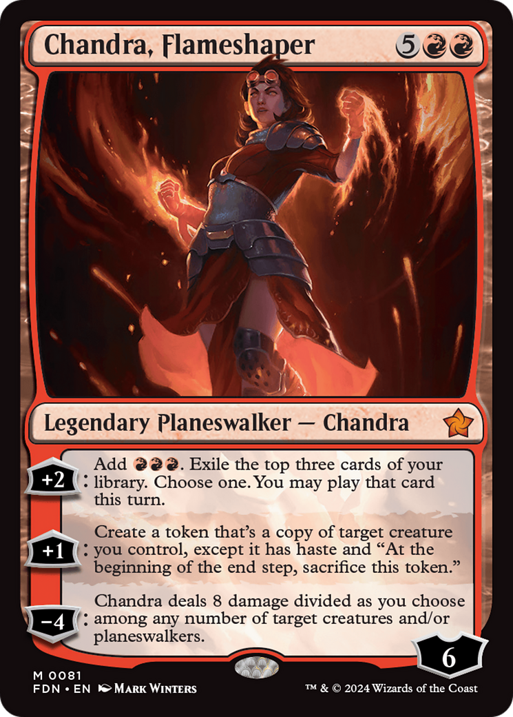 Chandra, Flameshaper [Foundations] | Lots Moore NSW