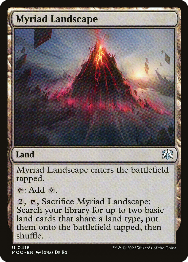 Myriad Landscape [March of the Machine Commander] | Lots Moore NSW
