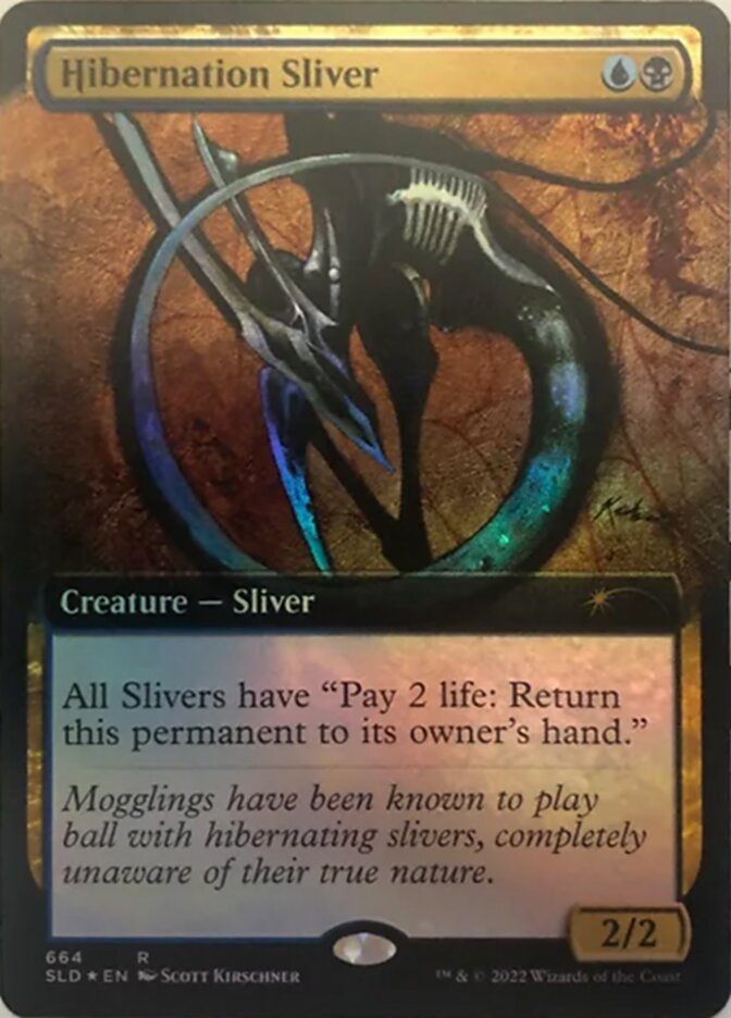 Hibernation Sliver (Extended Art) [Secret Lair Drop Promos] | Lots Moore NSW