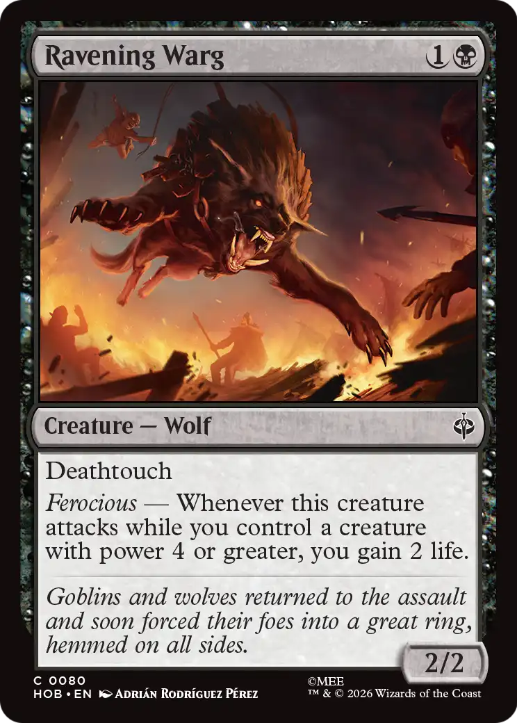 Ravening Warg [The Hobbit] | Lots Moore NSW
