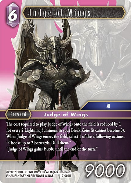 Judge of Wings [Opus X] | Lots Moore NSW