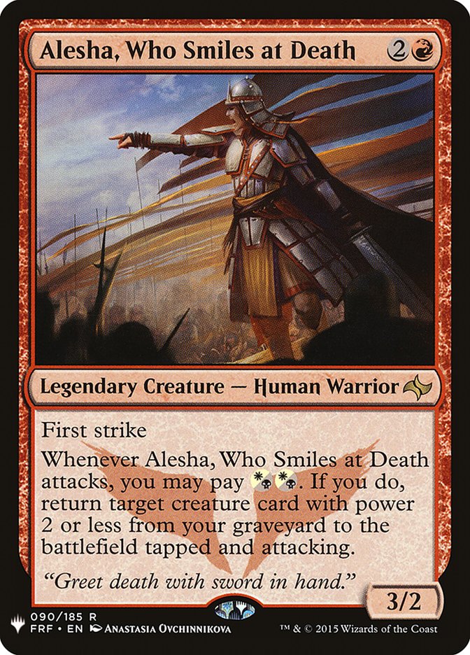 Alesha, Who Smiles at Death [Mystery Booster] | Lots Moore NSW